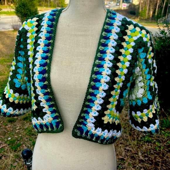Gorgeous Custom Hand-made mid-length Cardigan medium